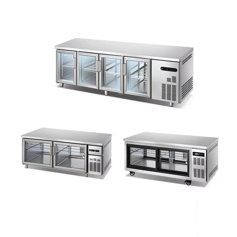 Commercial Kitchen Worktops - Commercial Worktop Refrigerator Freezer Fast Cooling