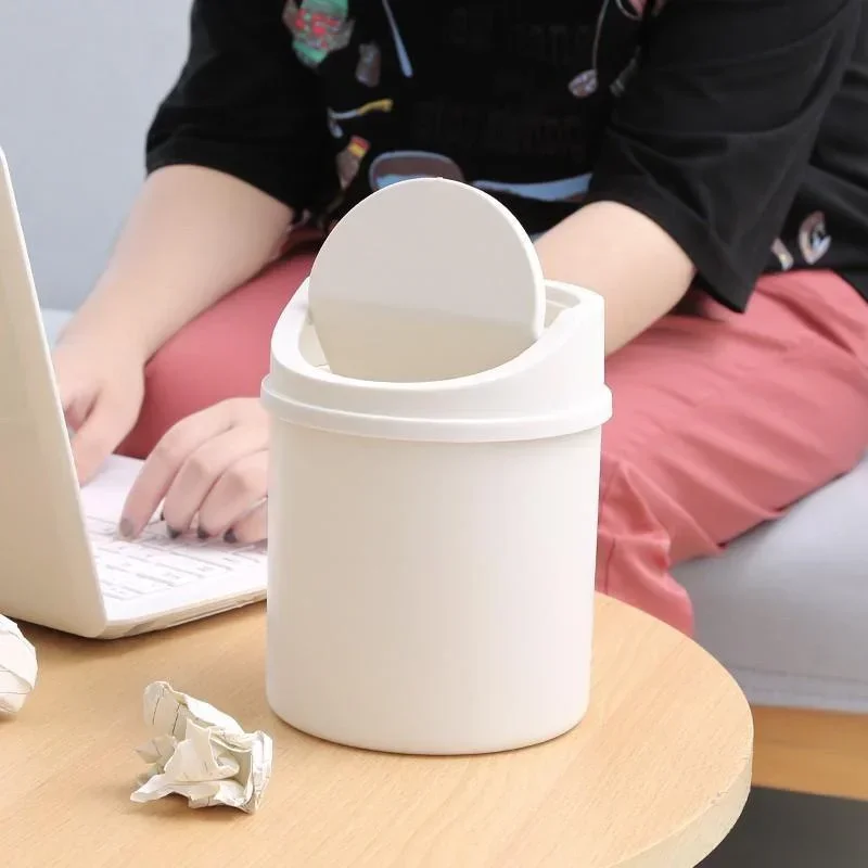 Mini Desktop Trash Can with Li - огляд і ціна Commercial Kitchen Bin
