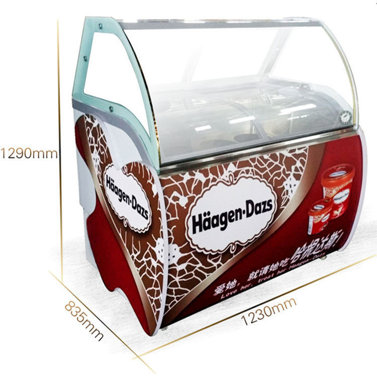 QDMECH Ice Cream Display Chest - огляд і ціна Commercial Chest Freezer